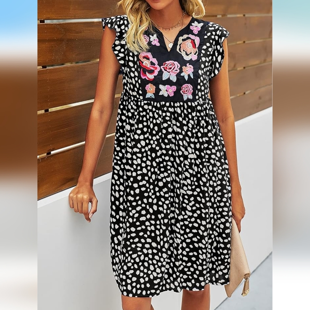 Bold Pattern Cocktail Dress